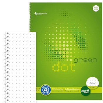 Staufen Green Collegeblock DIN A4 - dotted