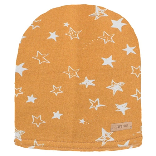 Beanie Sterne doppellagig