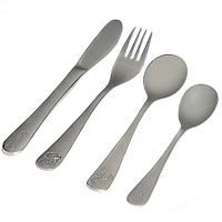 Edelstahl Besteck 4-teilig
