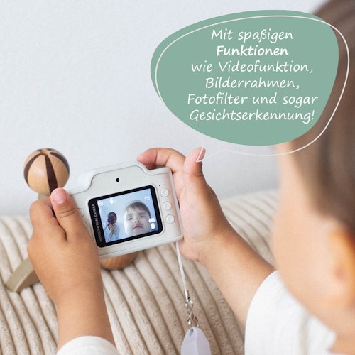 Digitalkamera Expert ab 3 Jahren mit Selfiekamera blau