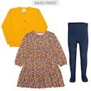 Vorschaubild Langarm Stufenkleid Blumen