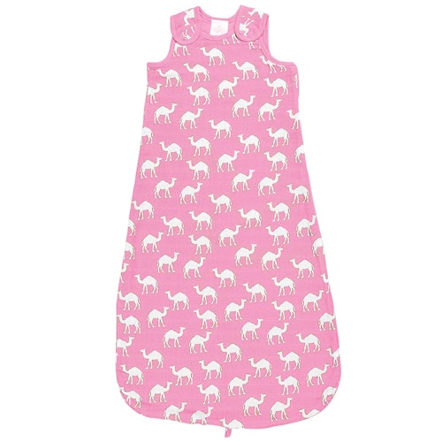 Leichter Musselin Baby Schlafsack Kamel