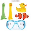 Vorschaubild 2er Set Tauchtiere aus Neopren Ente und Fisch
