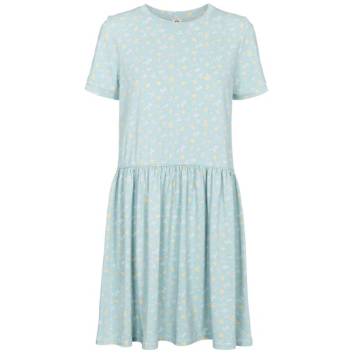 Knielanges Damen Tellerkleid Gänseblümchen