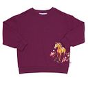 Vorschaubild Sweatshirt Pferde lila