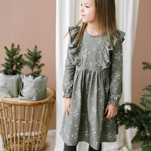 Hochwertiges Mädchen Kleid langarm