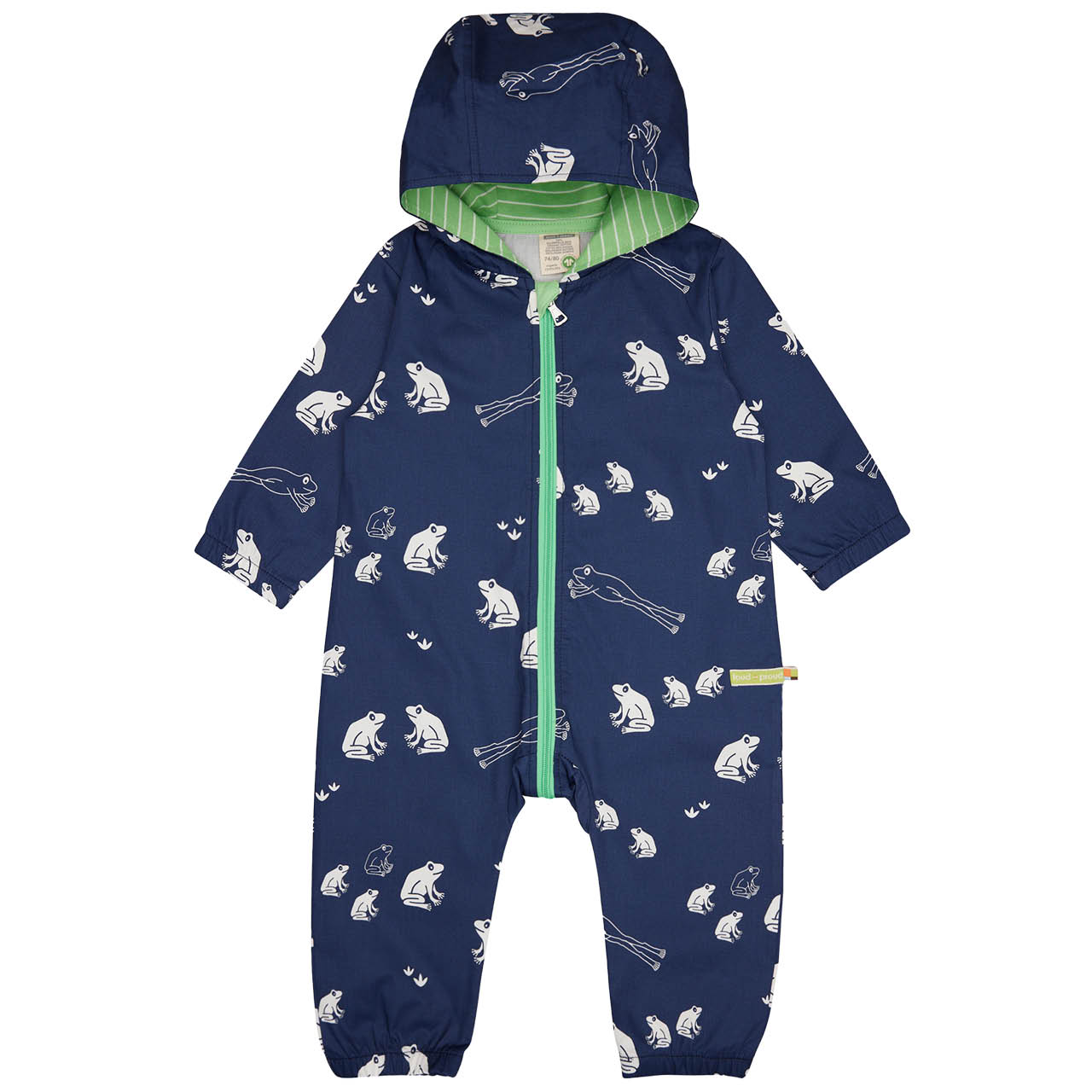 Combinaison Bébé En Coton Polaire Loud + Proud - Capuche Doublée, GOTS Certifié, Fabrication Européenne