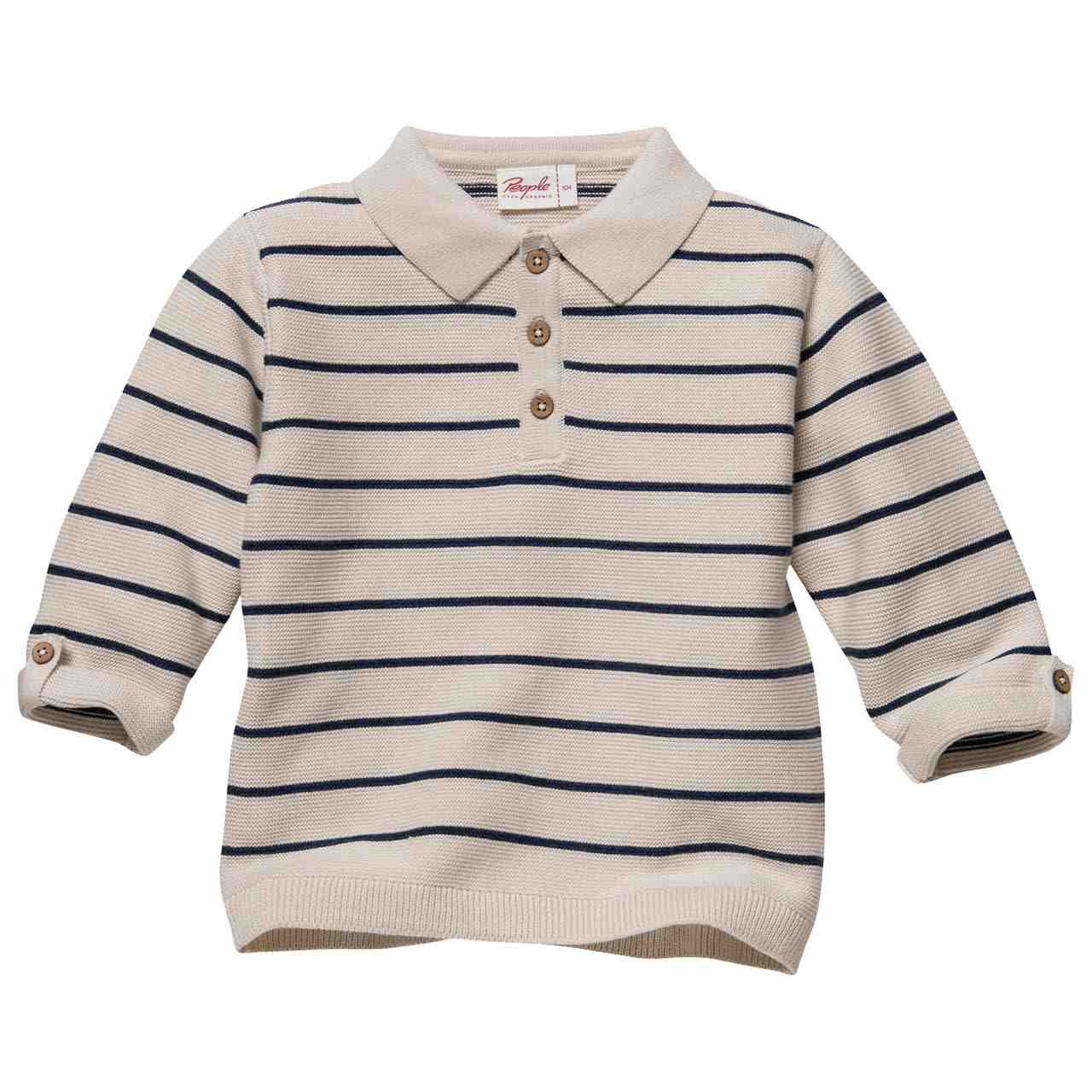 Edler Kragen Strickpullover
