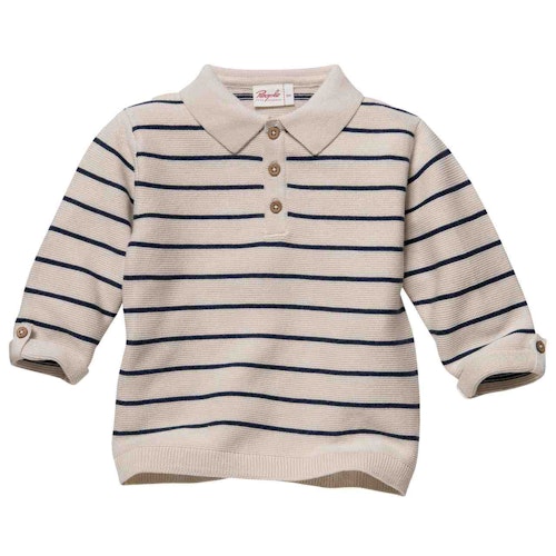 Edler Kragen Strickpullover
