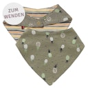 Vorschaubild Wende Dreiecktuch Ananas khaki