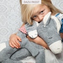 Vorschaubild Dinkel-Wärmekissen Esel 35x23 cm