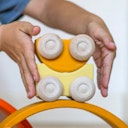 Vorschaubild Stapelauto gelb 2 Teile