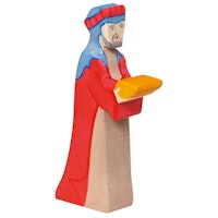 Caspar Krippenfigur aus Holz