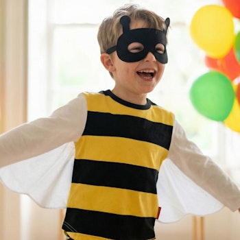Bienen Kostüm Kinder aus Bio-Baumwolle