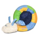 Vorschaubild Puckschnecke Babynest blau Pucki klein 108 cm