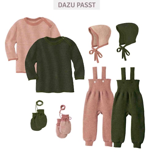 Strick Häubchen Schurwolle