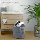 Vorschaubild 3er Set Aufbewahrungskörbe grau