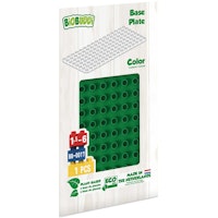 Bauplatte für Stecksteine – Basisplatte dunkelgrün 12,5x25 cm