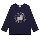 Vorschaubild Langarmshirt mit Pferde-Motiv