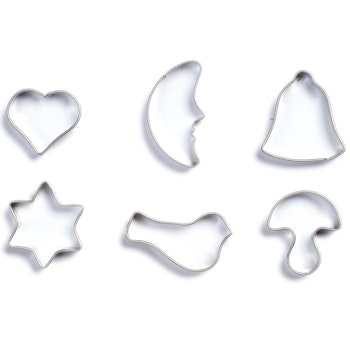 Ausstecher verschiedene Formen – 6-tlg. Set