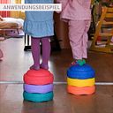 Vorschaubild  Stapelstein® Winter Special Rainbow Set pastel + Balanceboard