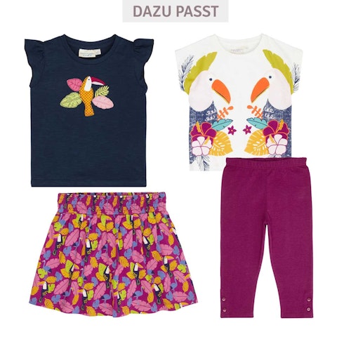 T-Shirt Safari-Motive & Schmetterlingsärmel