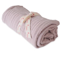 Kleines Musselin Tuch 80x80cm rose