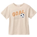 Vorschaubild Leichtes T-Shirt Fußball beige