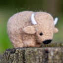 Vorschaubild Selber filzen mit Anleitung DIY Filz Set Bison Level 5 ab 6 Jahre