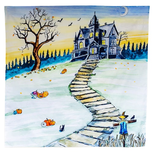 Spieltuch Bio-Baumwolle Halloween 100 x 100 cm