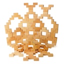 Vorschaubild 40 Treppenklötze natur im Holzrahmen