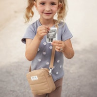 Tasche Midi für Kinderkamera cream