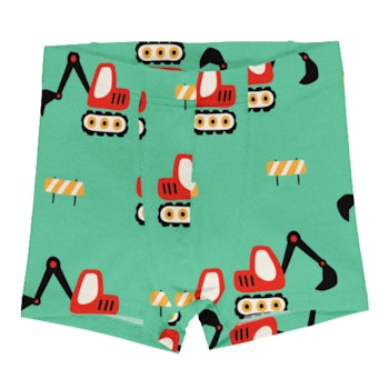 Hellgrüne Boxershorts mit Bagger