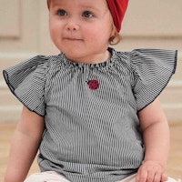 Leichte Popelin Kurzarm Bluse