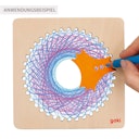 Vorschaubild Holz Spirograph als Malhilfe für Kinder