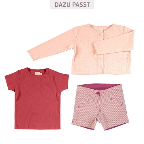 Cardigan Pointelle Knöpfe