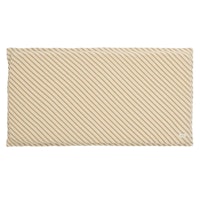 Bodenmatratze 60x120x4 cm beige gestreift