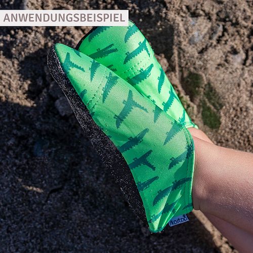 Badeschuhe Slipstop Kunstfaser Motiv
