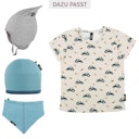 Vorschaubild Dreiecktuch Druckknopf Streifen