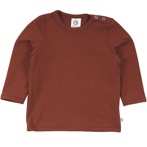 Dehnbares Basic Langarmshirt