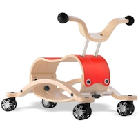 2in1 Schaukel und Rutschfahrzeug Mini-Flip Racer rot