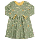 Vorschaubild Feder-Druck Flatterkleid Sweat