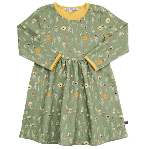 Feder-Druck Flatterkleid Sweat
