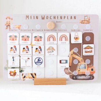 Wochenplaner Baustelle inkl. 420 Symbole