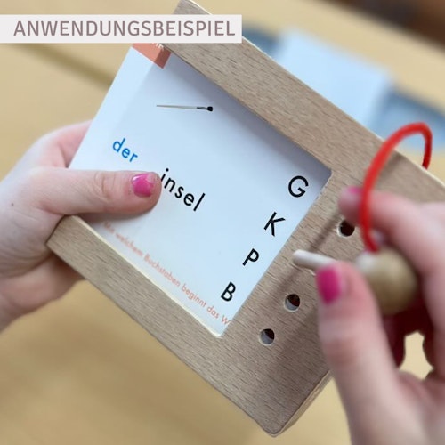 Lochkasten Set für die 1. Klasse mit 6 Kartensätzen