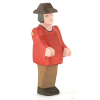 Bauer Holzfigur 15 cm hoch