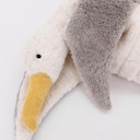 Vorschaubild Möwe Kuscheltier & Wärmekissen Traubenkernfüllung