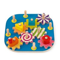 Kurbel- & Zahnradspaß Spiel ab 18 Monate