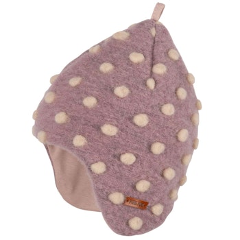 Wintermütze ohne Band mauve