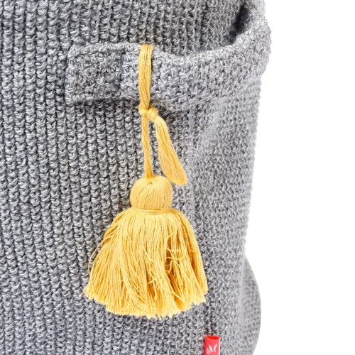 3er Set Aufbewahrungskörbe grau